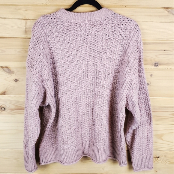 Universal Thread Light‎ Pink Knit Crew Neck Sweater Size Large - Picture 5 of 6